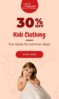 Kids Clothing Summer Days Vertical Rectangle