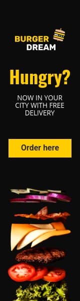 Free Burger Delivery in Your City Wide Skyscraper