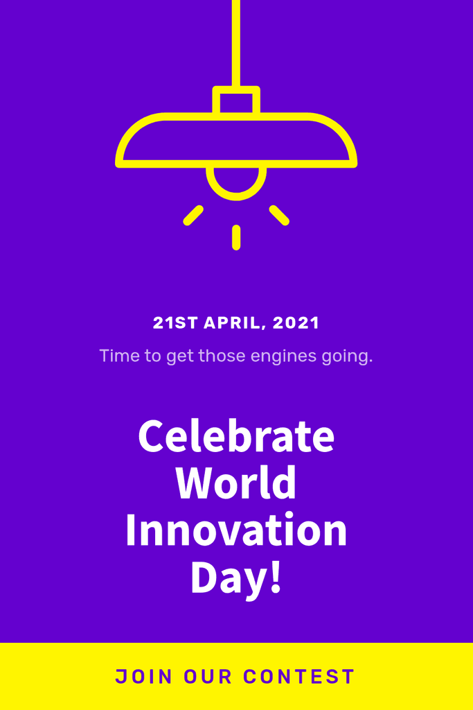 World Innovation Day Event Pinterest Pin Tall
