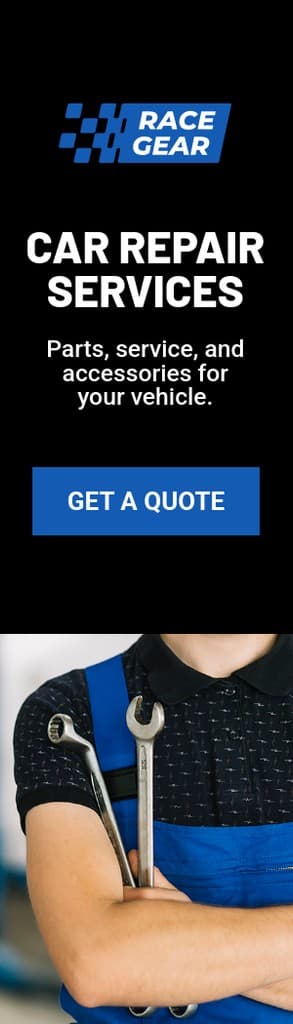 Car Repair Service Race Gear Portrait