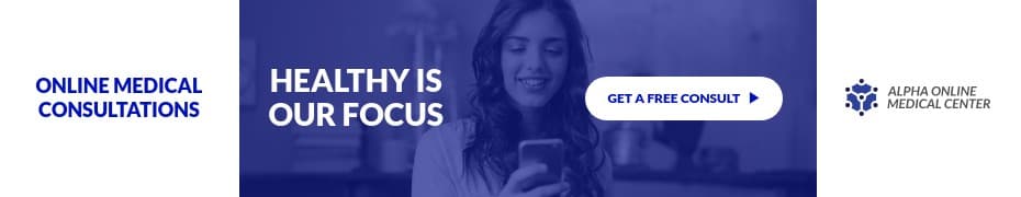 Blue Online Medical Consultations Top Banner