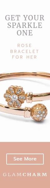 Sparkle One Rose Bracelet Wide Skyscraper