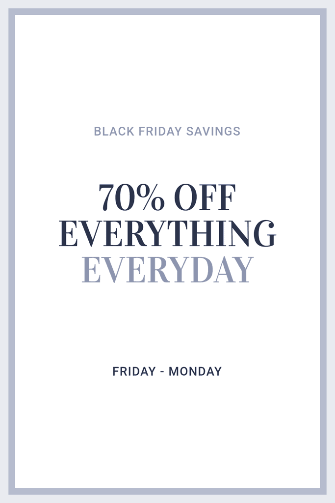 Black Friday Everything Everyday Pinterest Pin Tall