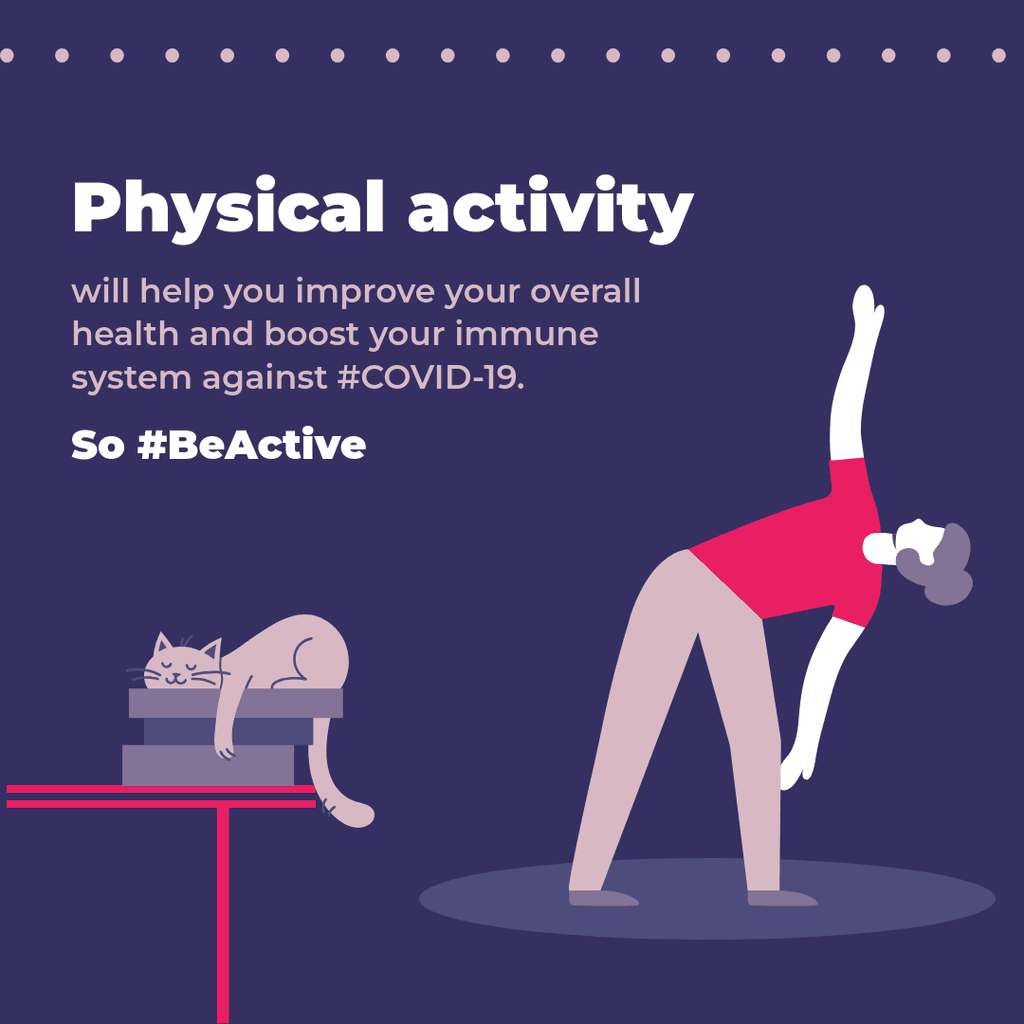 Covid-19 Immune System Be Active Instagram Post