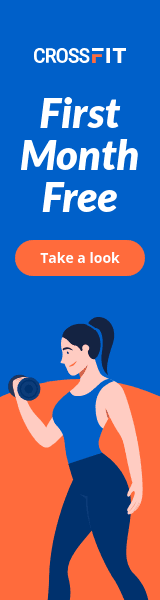 First Month Free Fitness Wide Skyscraper