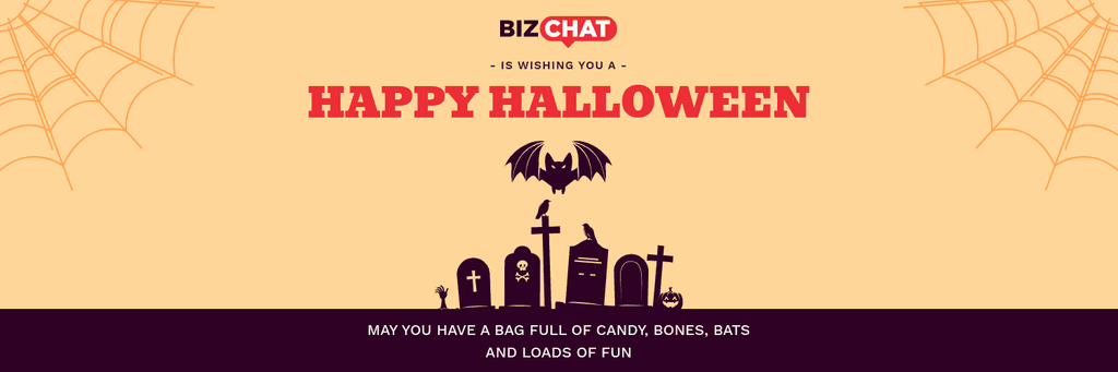 BizChat Wishing Happy Halloween