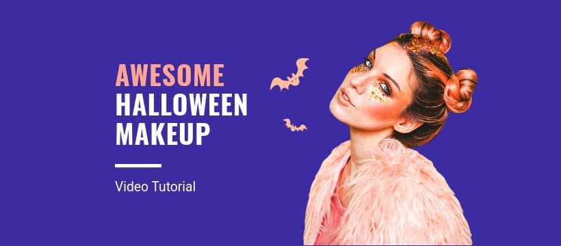Awesome Halloween Makeup Tutorial Facebook Cover