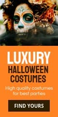 Luxury Quality Halloween Costumes Vertical Banner
