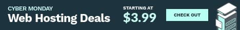 Cyber Monday Web Hosting Deals Main Banner