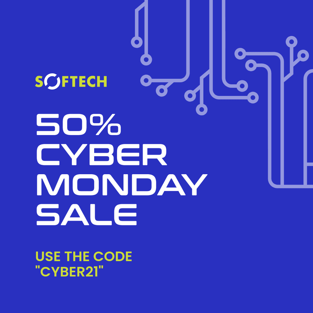 Blue Circuit Sale Cyber Monday Instagram Post