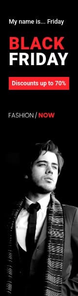 My Name is Black Friday Wide Skyscraper