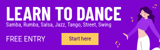 Learn to Dance with Free Entry Large Mobile