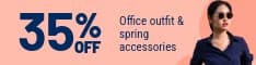 Office Outfit and Spring Accessories Deal Half Banner