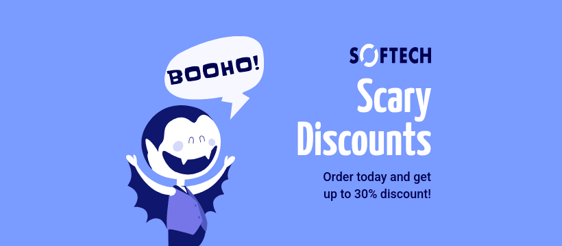 Halloween Vampire Scary Discounts Facebook Cover