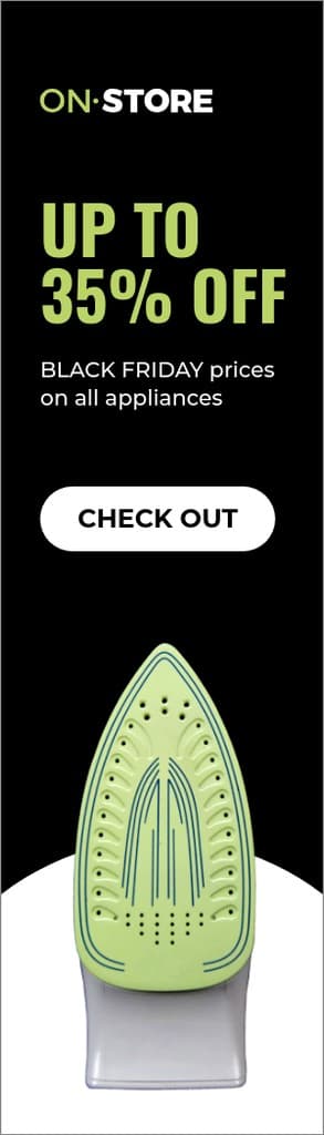 Black Friday Prices on all Appliances Portrait