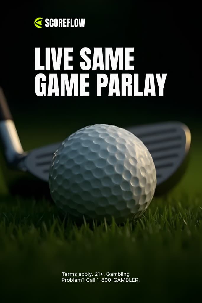 Live Game Parlay Golf Scoreflow Betting Animated Pinterest Pin Tall