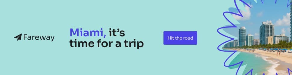 Miami Trip Fareway Travel Offer Animated Billboard