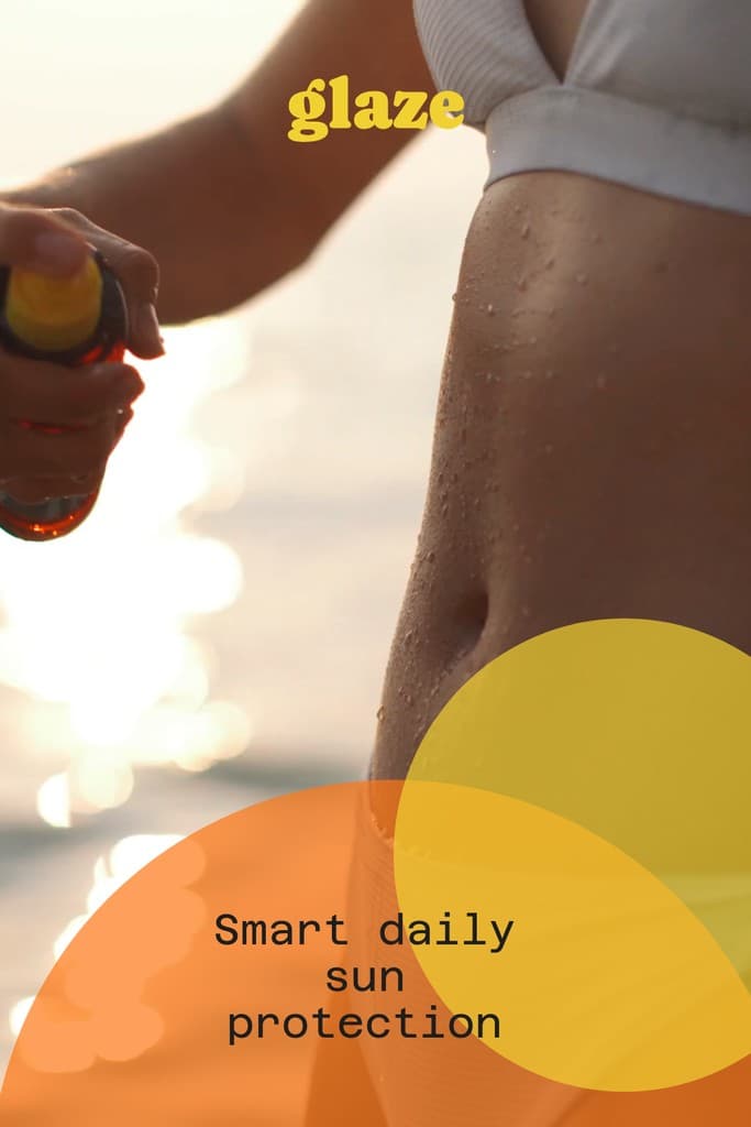 Smart Daily Sun Protection Glaze Beauty Products Animated Pinterest Pin Tall