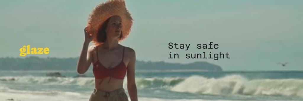 Safe in Sunlight Glaze Skincare Video X Header