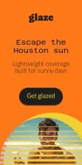 Escape Houston Sun Glaze Skincare Animated Vertical Banner
