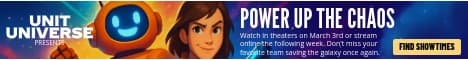 Power Up the Chaos Unit Universe Movie Animated Main Banner