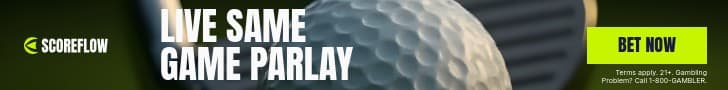Live Game Parlay Golf Scoreflow Betting Animated Leaderboard