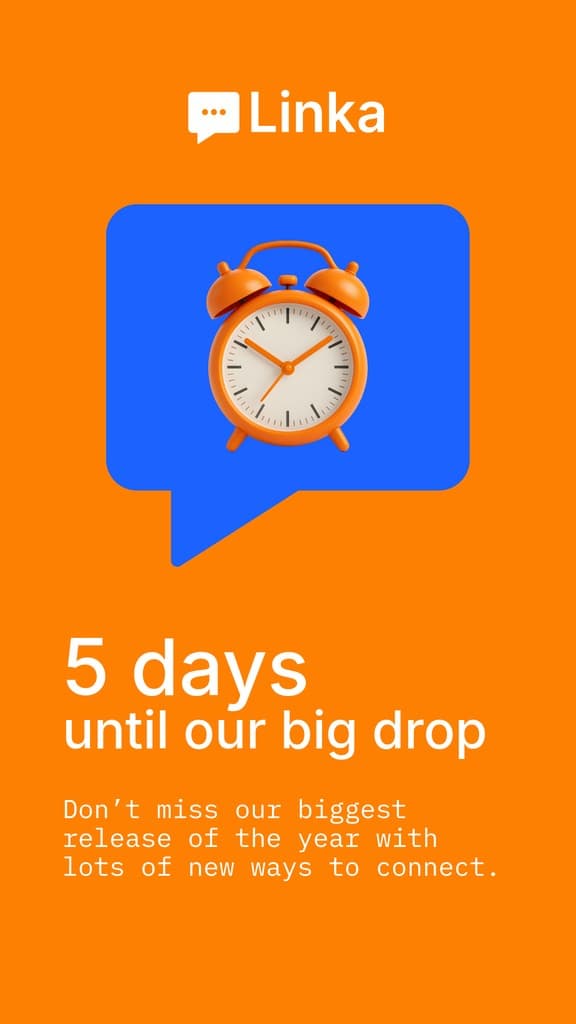 Days until Our Big Drop Linka Animated Story