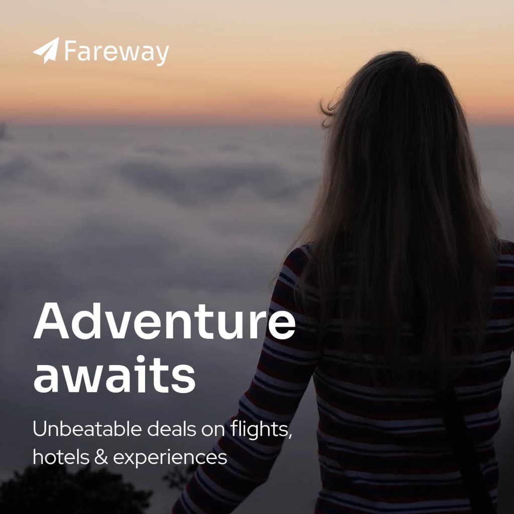 Adventure Awaits Fareway Travel Deal Video Instagram Post