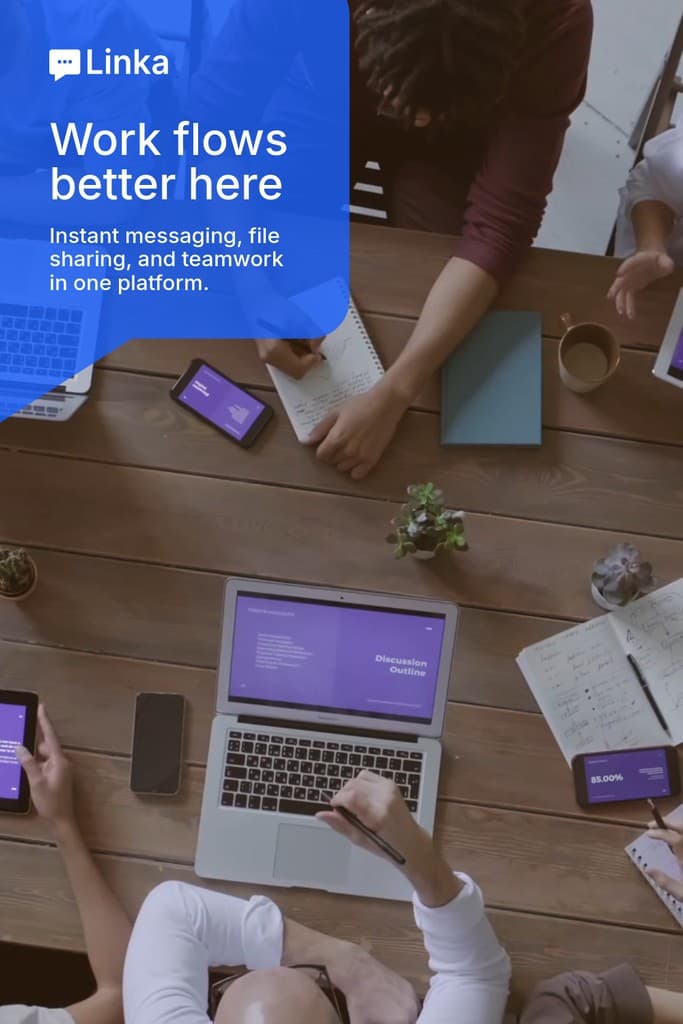 Work Flows Better Linka Software Video Pinterest Pin Tall