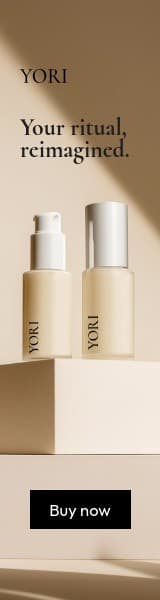 Your Ritual Reimagined Yori Beauty Products Animated Wide Skyscraper