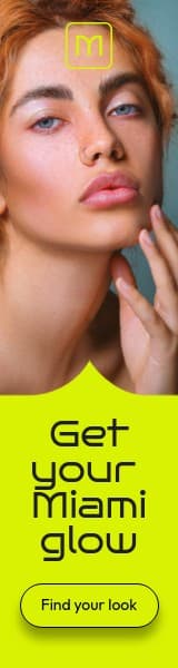 Get Your Miami Glow Mantix Beauty Products Animated Wide Skyscraper