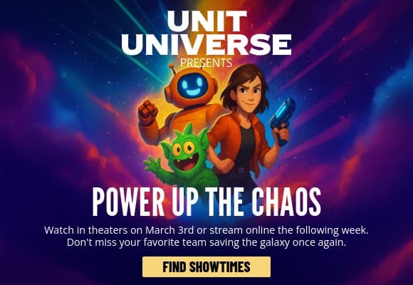 Power Up the Chaos Unit Universe Movie Animated Netboard