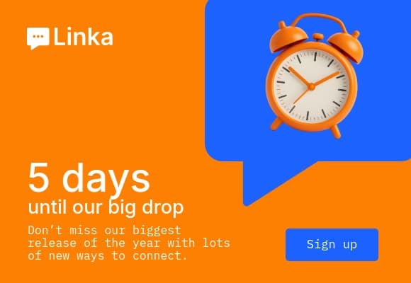 Days until Our Big Drop Linka Animated Netboard