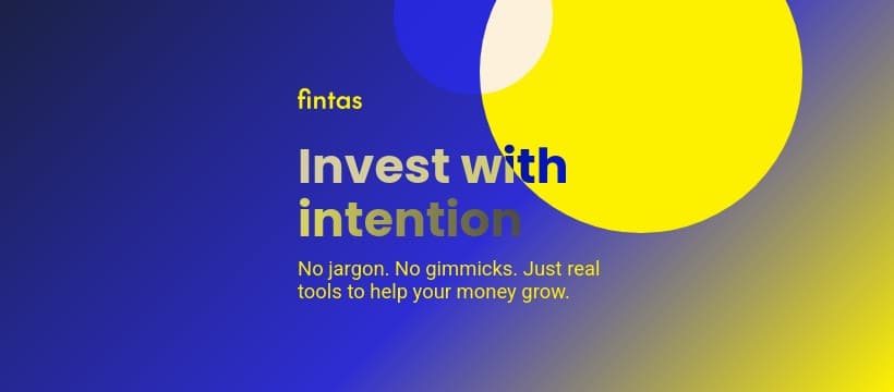 Invest with Intention Fintas Finance Animated Facebook Cover