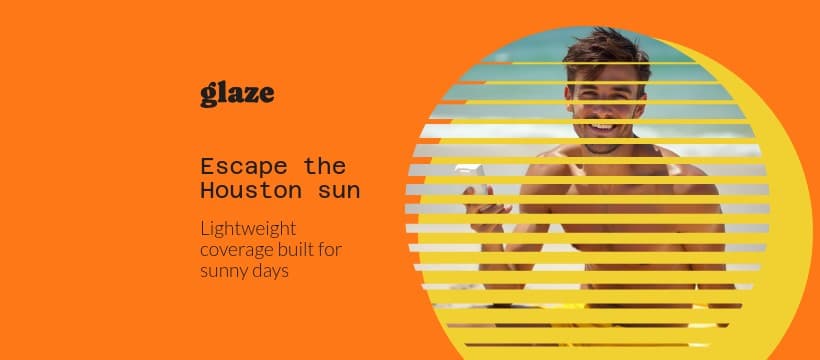 Escape Houston Sun Glaze Skincare Animated Facebook Cover