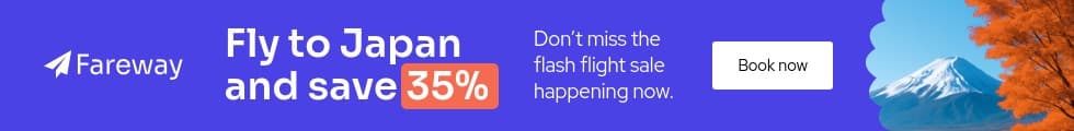 Fly to Japan and Save with Fareway Animated Panorama