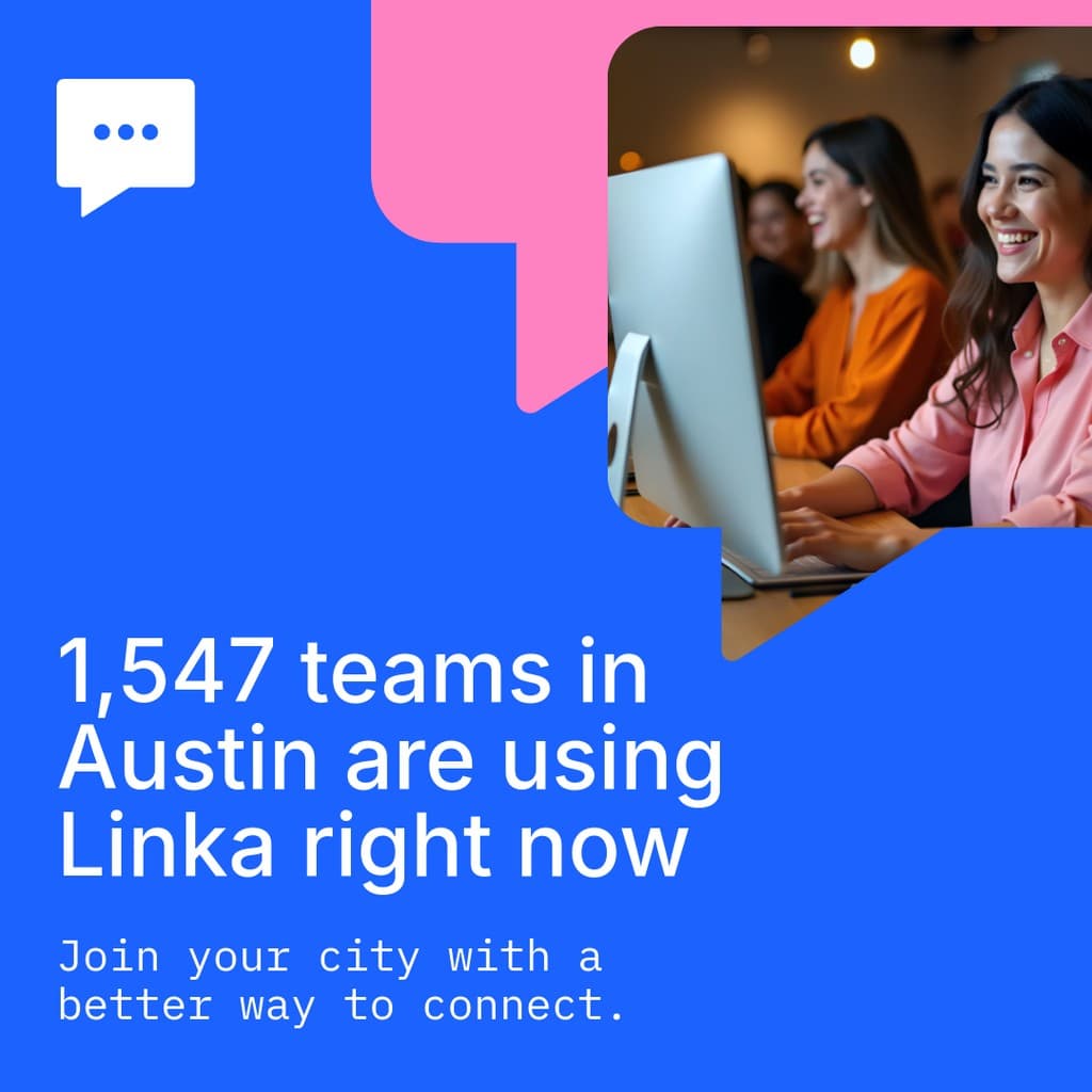Teams in Austin using Linka Animated Instagram Post