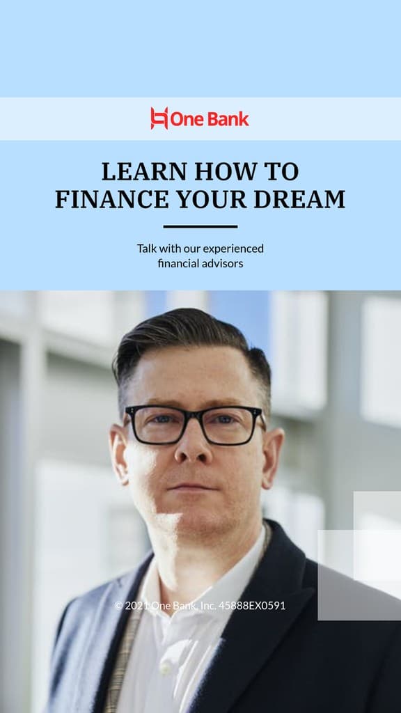 Finance Your Dream Bank Offer Story