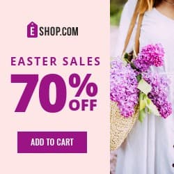 Purple Spring Easter Sales