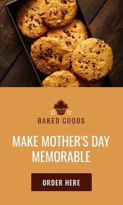 Make Mother's Day Memorable Bakery Vertical Rectangle