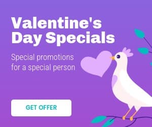 Valentine's Day Dove Specials Inline Rectangle