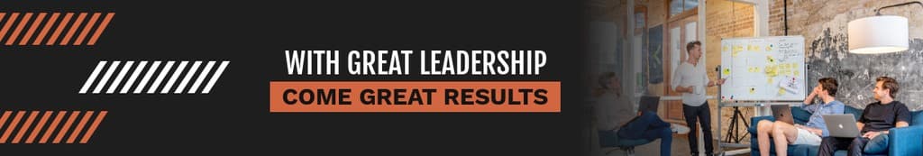 With Great Leadership Come Great Results Linkedin Page Cover Linkedin Page Cover