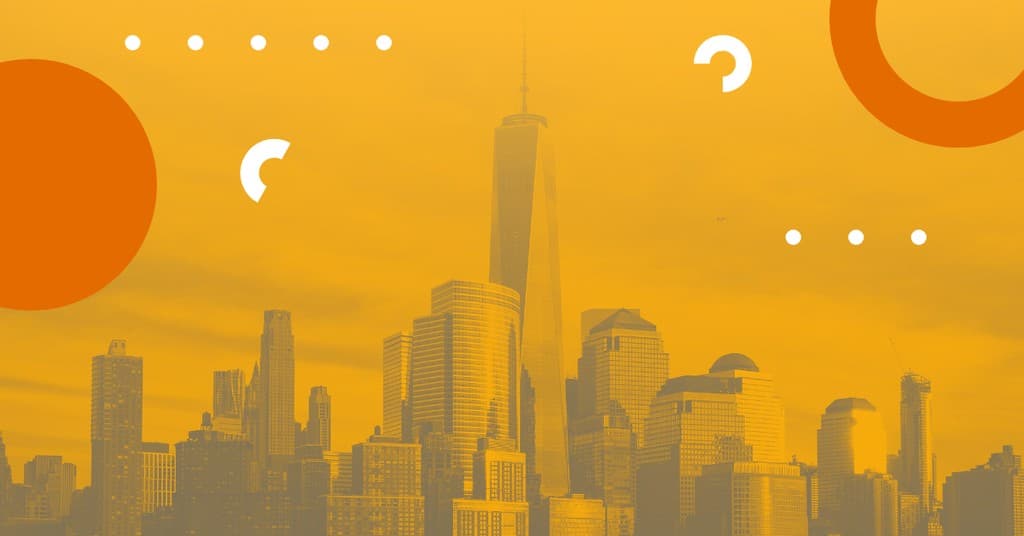 New York Skyline Real Estate Responsive Landscape Responsive Landscape Art