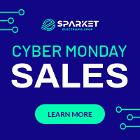 Electronic Shop Cyber Monday Sales Small Square
