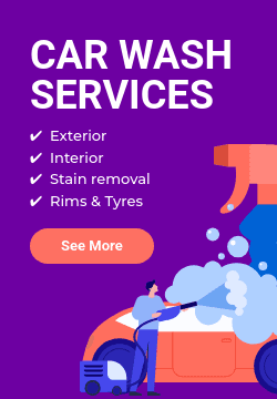 Full Car Wash Service Package Animated Triple Widescreen