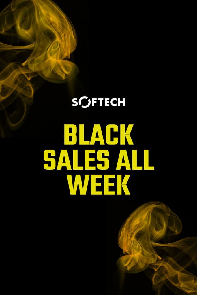 Black Friday Yellow Sales All Week Pinterest Pin Tall