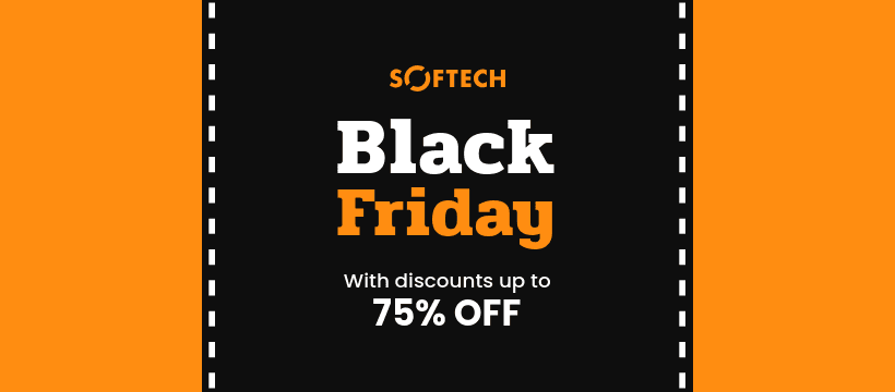 Orange Black Friday Road Discount Facebook Cover