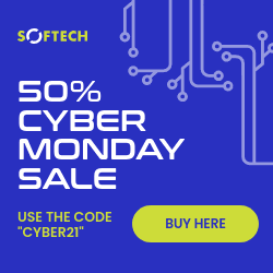 Blue Circuit Sale Cyber Monday Square