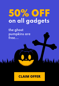 Gadget Sale with Free Ghost Pumpkins Triple Widescreen