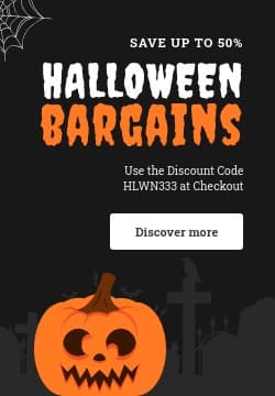 Halloween Bargains Cemetery Pumpkin Triple Widescreen